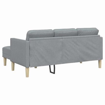 Sofa Sæt med pude Lysegrå Polyester