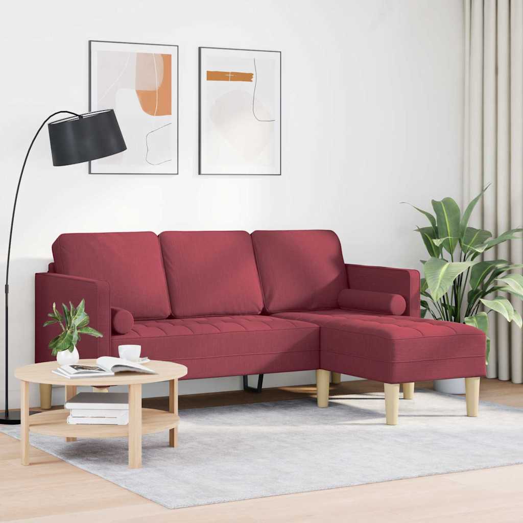 Sofa Sæt Vinrød 173 x 131 x 67 cm Stof