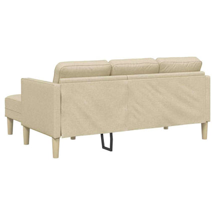 Sofa Sæt med pude Creme Polyester