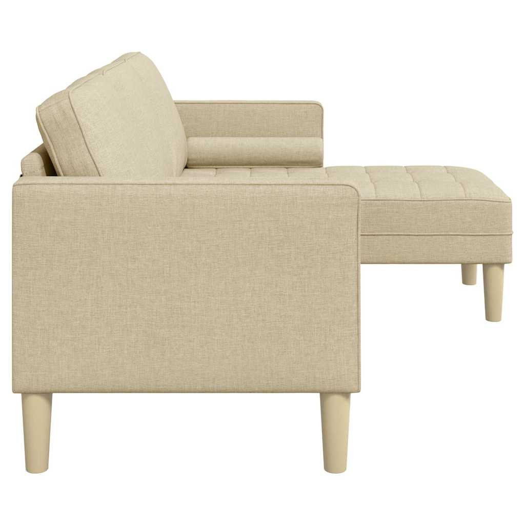 Sofa Sæt Creme 173 x 131 x 67 cm Stof