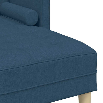 Sofa Sæt med pude Blå Polyester