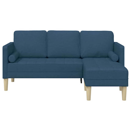 Sofa Sæt med pude Blå Polyester