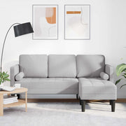Sofa Sæt Sky grey 173 x 131 x 67 cm Stof