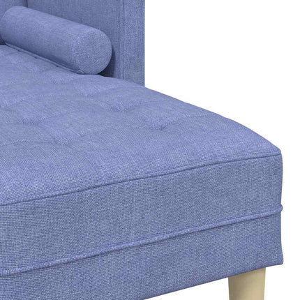 Sofa Sæt med pude Jeans blå Polyester
