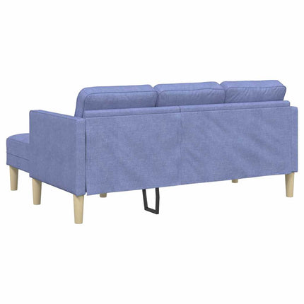 Sofa Sæt med pude Jeans blå Polyester