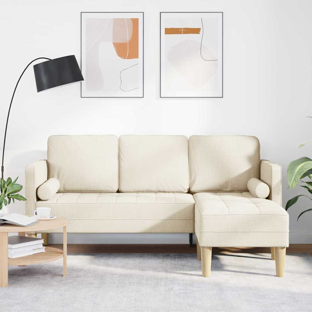 Sofa Sæt Linned 173 x 131 x 67 cm Stof