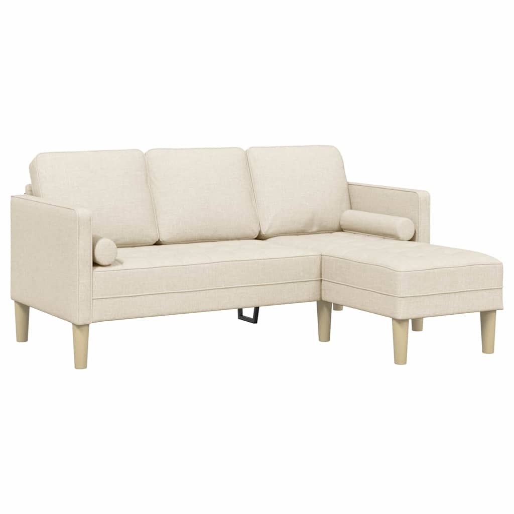 Sofa Sæt Linned 173 x 131 x 67 cm Stof