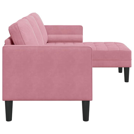 Sofa Sæt med pude Lyserød Polyester