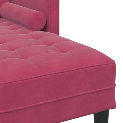 Sofa Sæt med pude Vinrød Polyester
