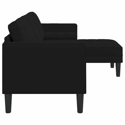 Sofa Sæt med pude Sort Polyester
