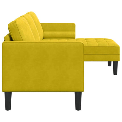 Sofa Sæt med pude Gul Polyester