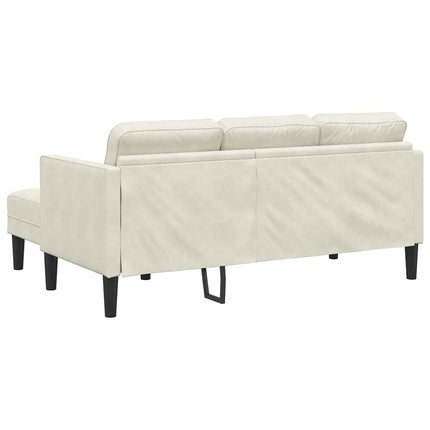 Sofa Sæt med pude Creme Polyester