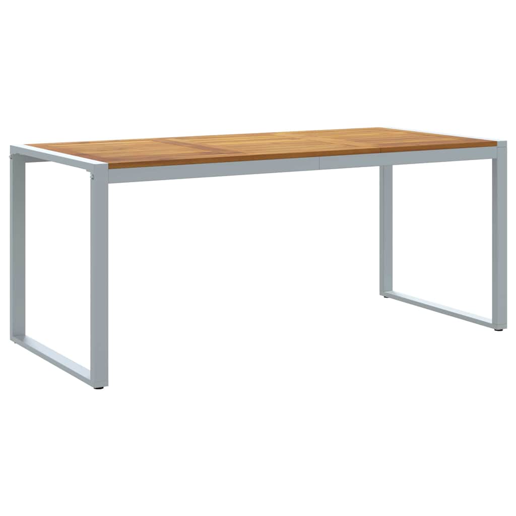 Havemøbel Bord Grå 180 x 90 x 75 cm Massivt Akacietræ