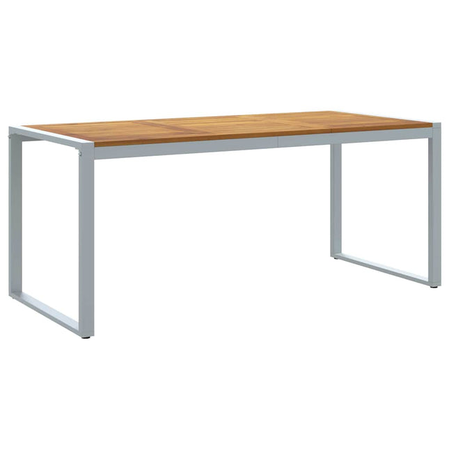 Havemøbel Bord Grå 180 x 90 x 75 cm Massivt Akacietræ