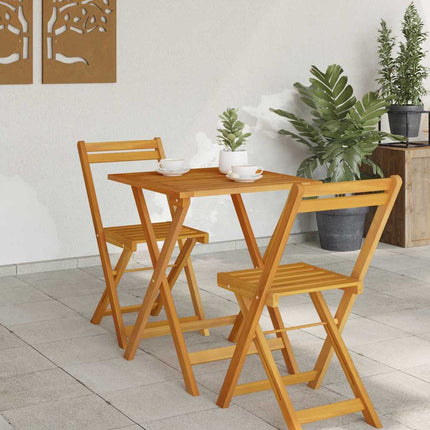 Havemøbel Bord Naturfarvet 60 x 60 x 72 cm Massivt Akacietræ