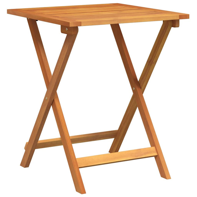 Havemøbel Bord Naturfarvet 60 x 60 x 72 cm Massivt Akacietræ