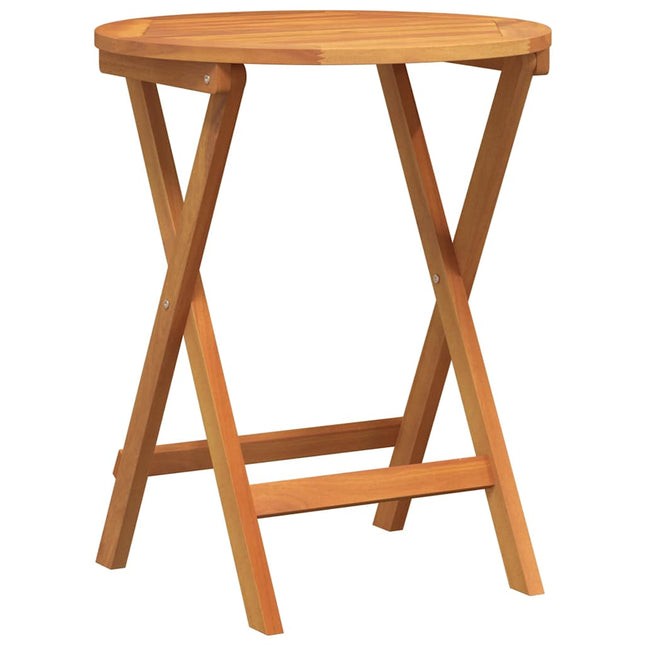 Havemøbel Bord Naturfarvet 60 x 60 x 72 cm Massivt Akacietræ