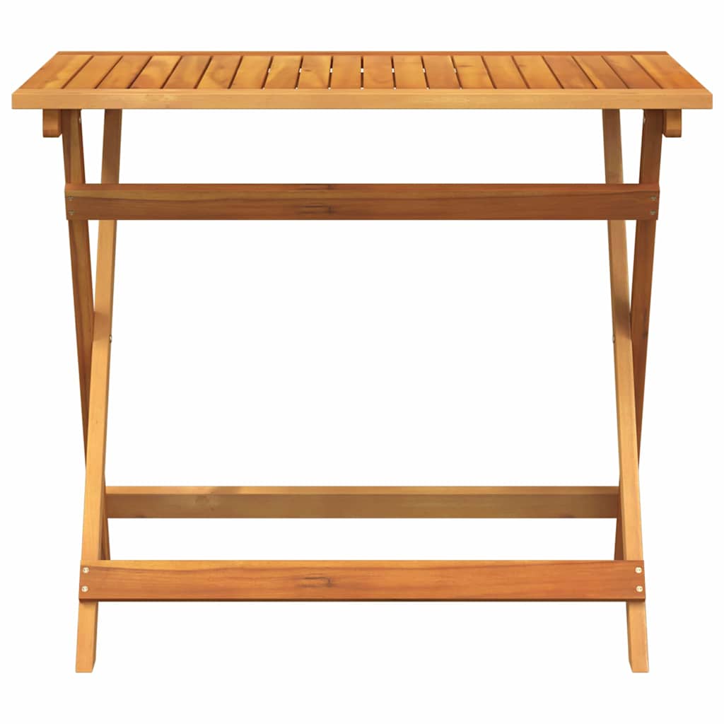 Havemøbel Bord Brun 90 x 55 x 75 cm Massivt Akacietræ