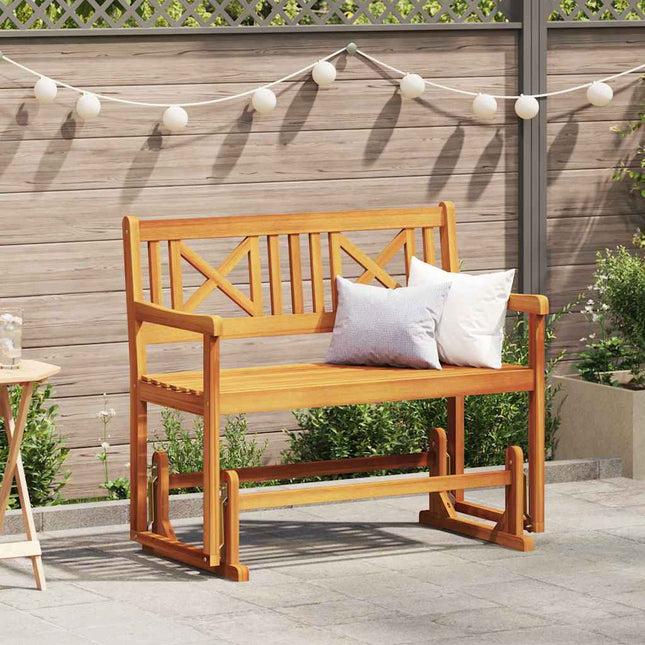 Havestol Gliderbænk Naturfarvet 110 x 59 x 97 cm