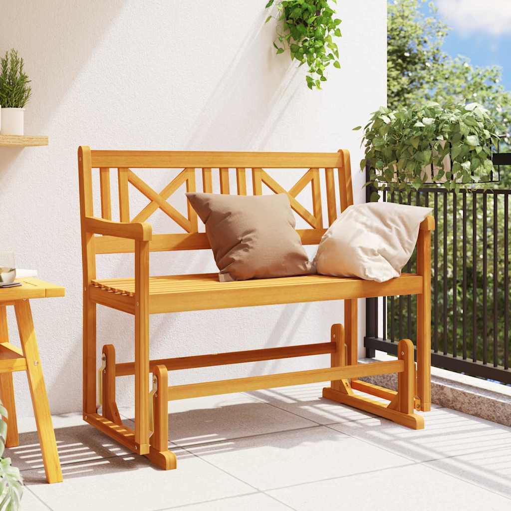 Havestol Gliderbænk Naturfarvet 110 x 59 x 97 cm