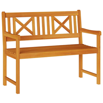 Udendørs bænk Naturfarvet 110 x 56 x 90 cm Massivt Akacietræ
