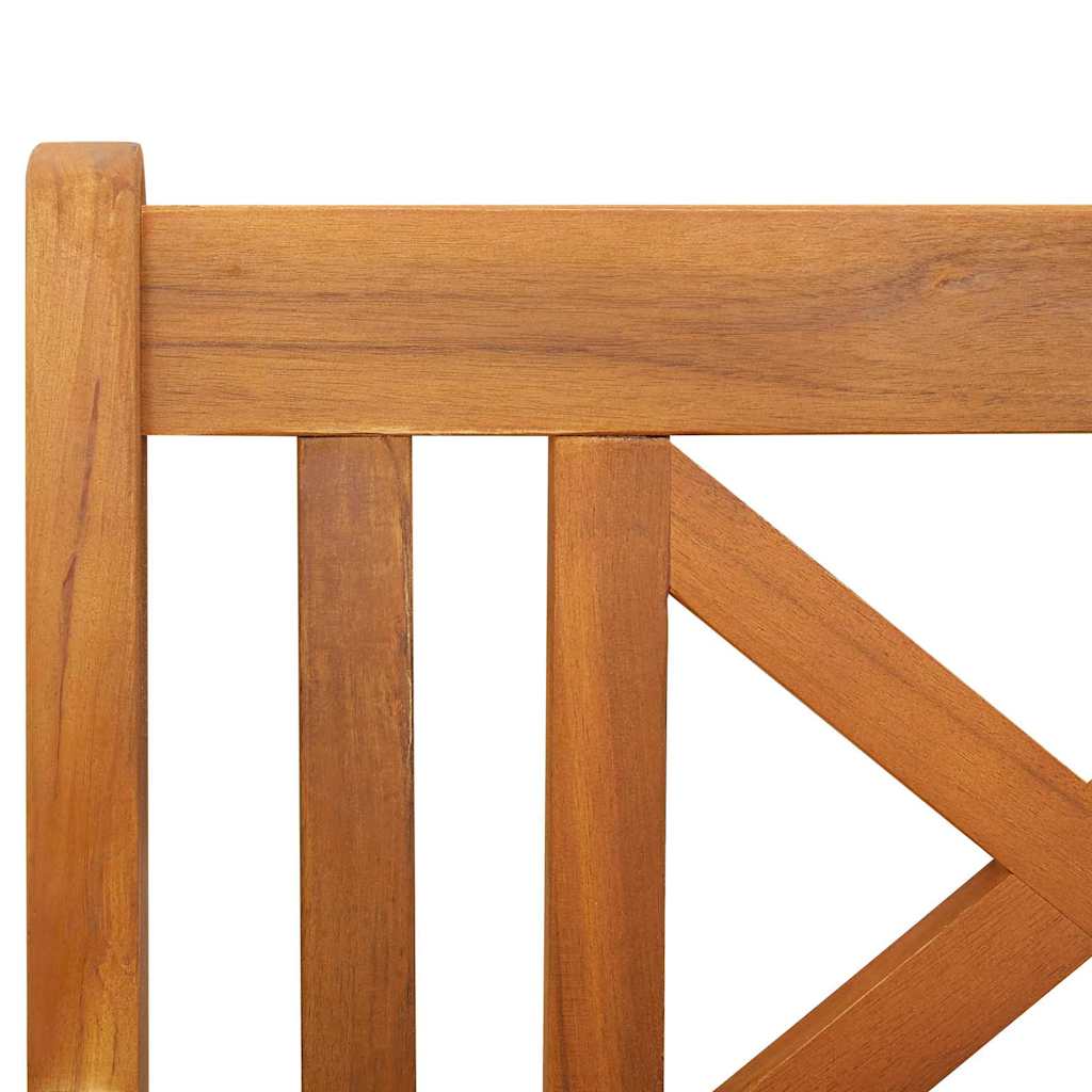 Udendørs bænk Naturfarvet 180 x 56 x 90 cm Massivt Akacietræ