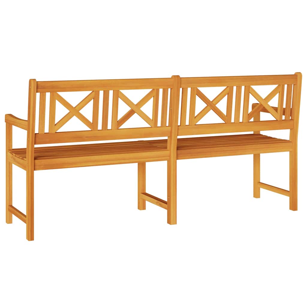 Udendørs bænk Naturfarvet 180 x 56 x 90 cm Massivt Akacietræ