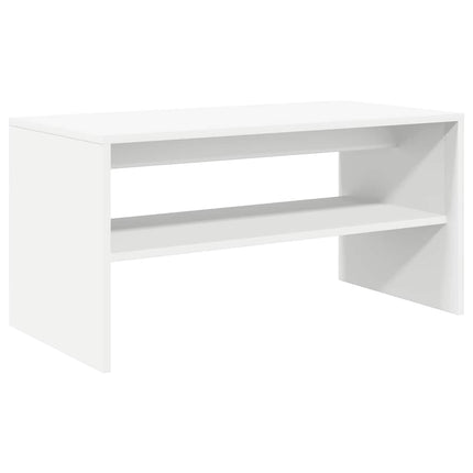 tv-bord 80x40x40 cm konstrueret træ hvid