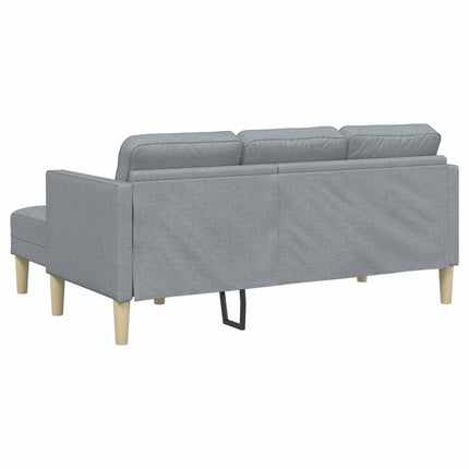 Sofa Sæt med pude 2 pcs Lysegrå Polyester