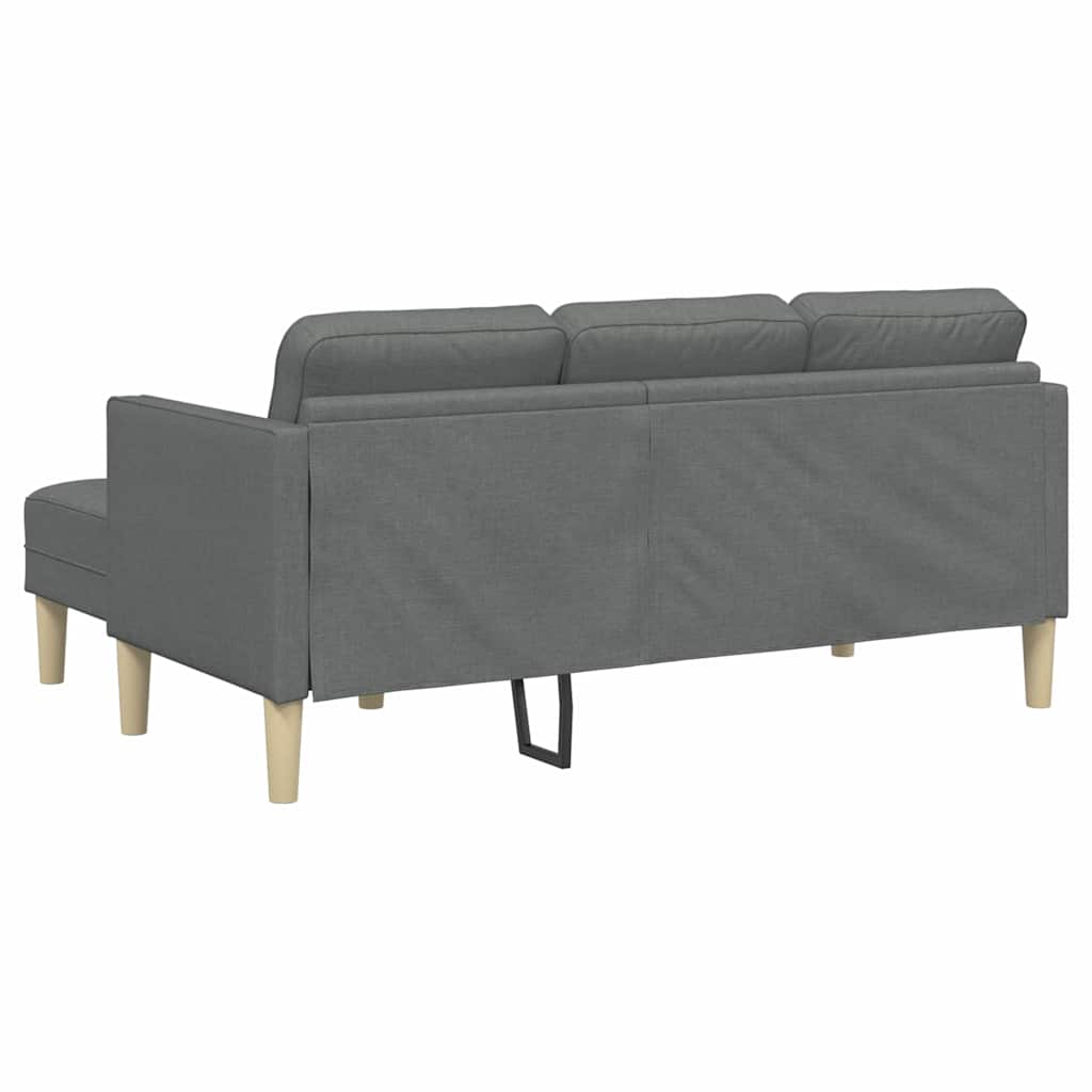 Sofa Sæt 2 pcs Mørkegrå 173 x 131 x 67 cm Stof