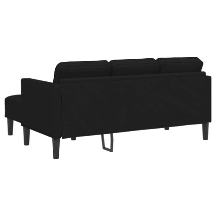 Sofa Sæt med pude 2 pcs Sort Polyester