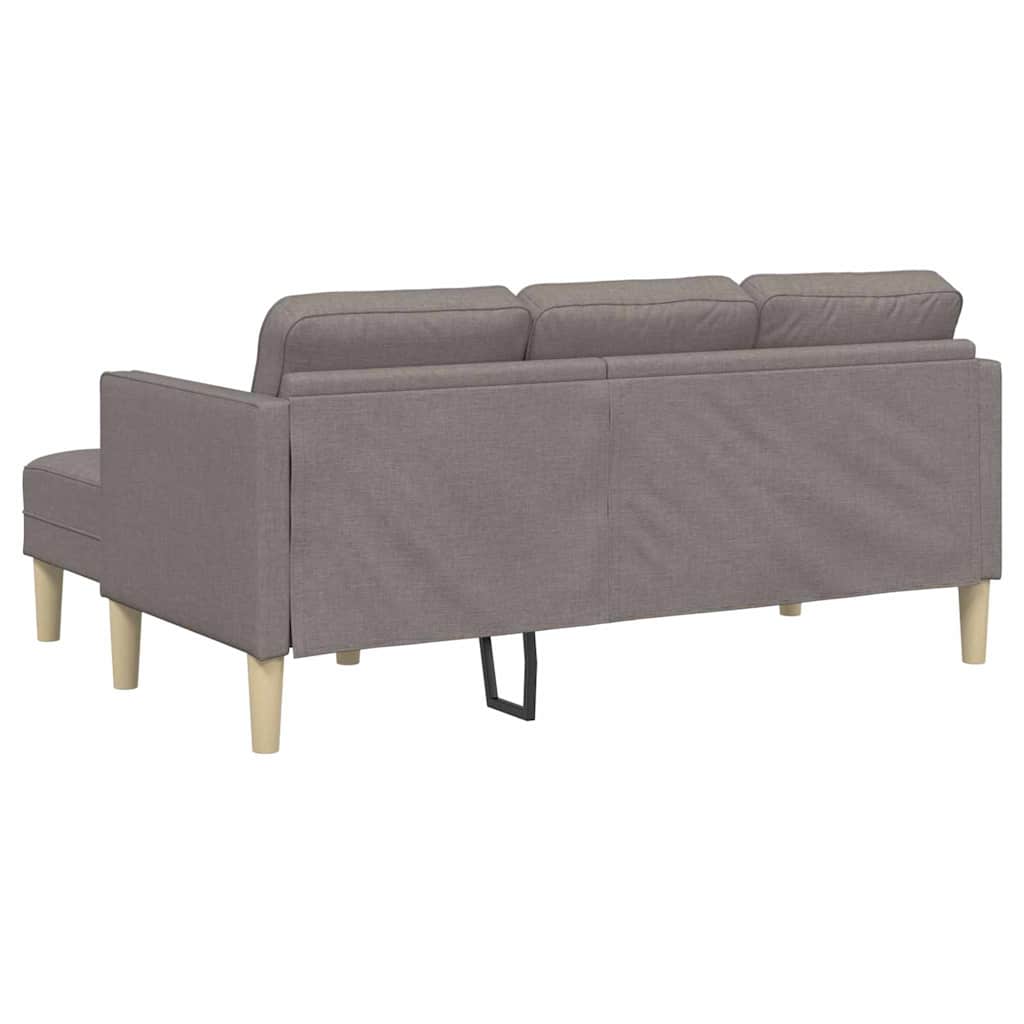 Sofa Sæt 2 pcs Gråbrun 173 x 131 x 67 cm Stof