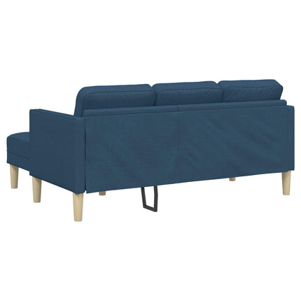 Sofa Sæt 2 stk. Blå Polyester
