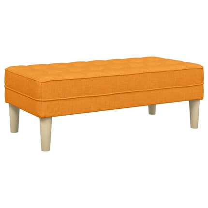 Sofa Sæt med pude 2 pcs Mørk Gul Polyester