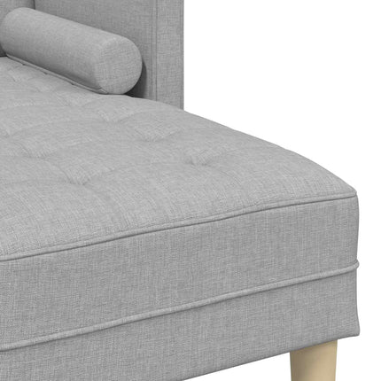 Sofa Sæt 2 stk. Skygrå Polyester