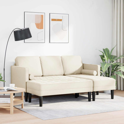 Sofa Sæt med pude 2 pcs Linned Polyester