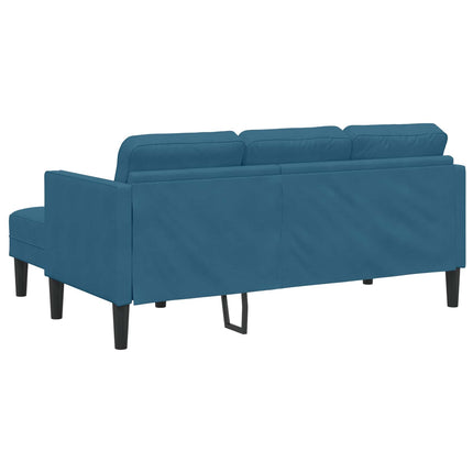 Sofa Sæt med pude 2 pcs Blå Polyester