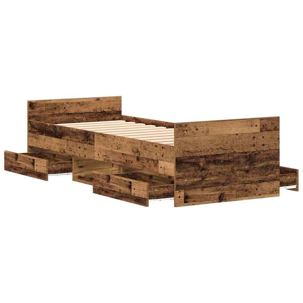 Sengestel Gammelt træ 193 x 78 x 50 cm Konstrueret træ