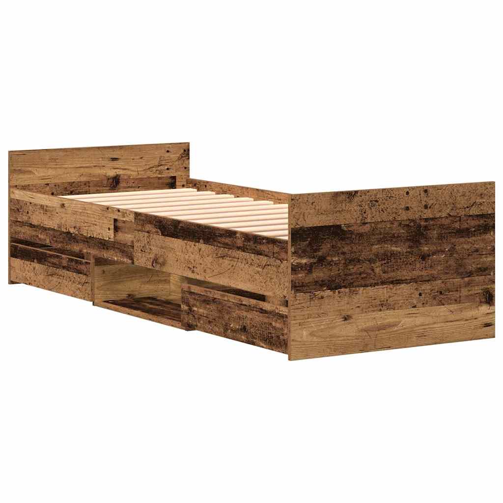 Sengestel Gammelt træ 193 x 78 x 50 cm Konstrueret træ