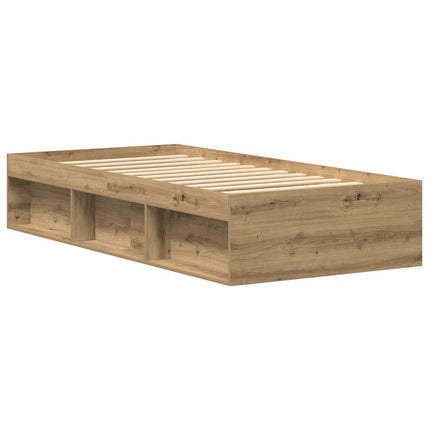 sengeramme 75x190 cm uden madras konstrueret træ kunsteg