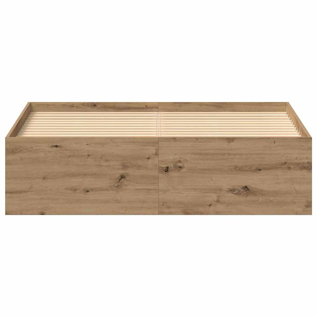 sengestel uden madras 135x190cm konstrueret træ kunsteg