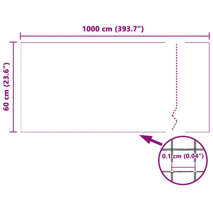 Insektnet Hvid 60 x 1000 cm Fiberglas