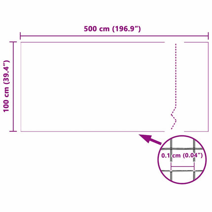 Insektnet Hvid 100 x 500 cm Fiberglas