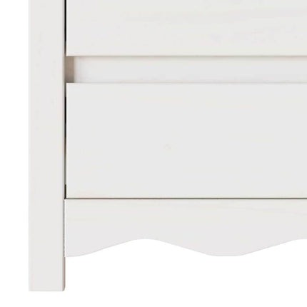 Sofabord Drammen Hvid 45 x 35 x 56 cm Massiv fyrretræ