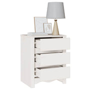 Sofabord Drammen Hvid 45 x 35 x 56 cm Massiv fyrretræ
