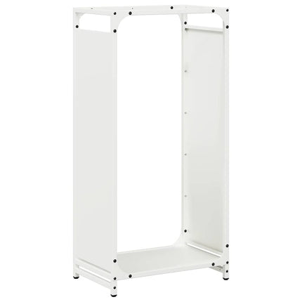 brændestativ 44x28x90 cm koldvalset stål hvid