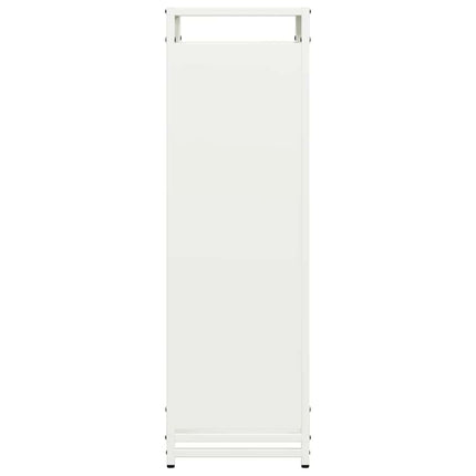 brændestativ 44x28x90 cm koldvalset stål hvid