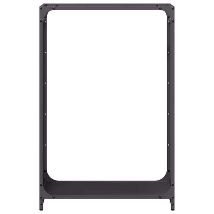brændestativ 60x28x90 cm koldvalset stål sort