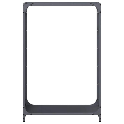 brændestativ 60x28x90 cm koldvalset stål antracitgrå