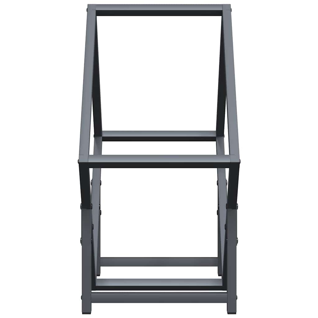 brændestativ 50x25x50 cm koldvalset stål antracitgrå